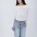 Off Shoulder Long Sleeve atop