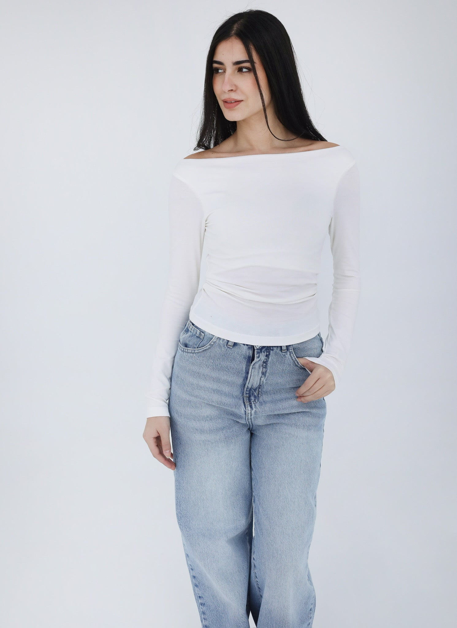 Off Shoulder Long Sleeve top