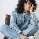 Denim Overshirt-Light Wash
