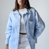 Classic Denim Shirt-Light Wash
