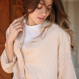 Soft Lines Shirt- Beige