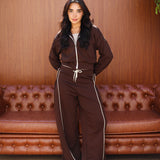 Off-Duty Modal Set in Brown