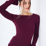 Flared Cuff Rib Top