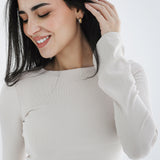 Flared Cuff Rib Top