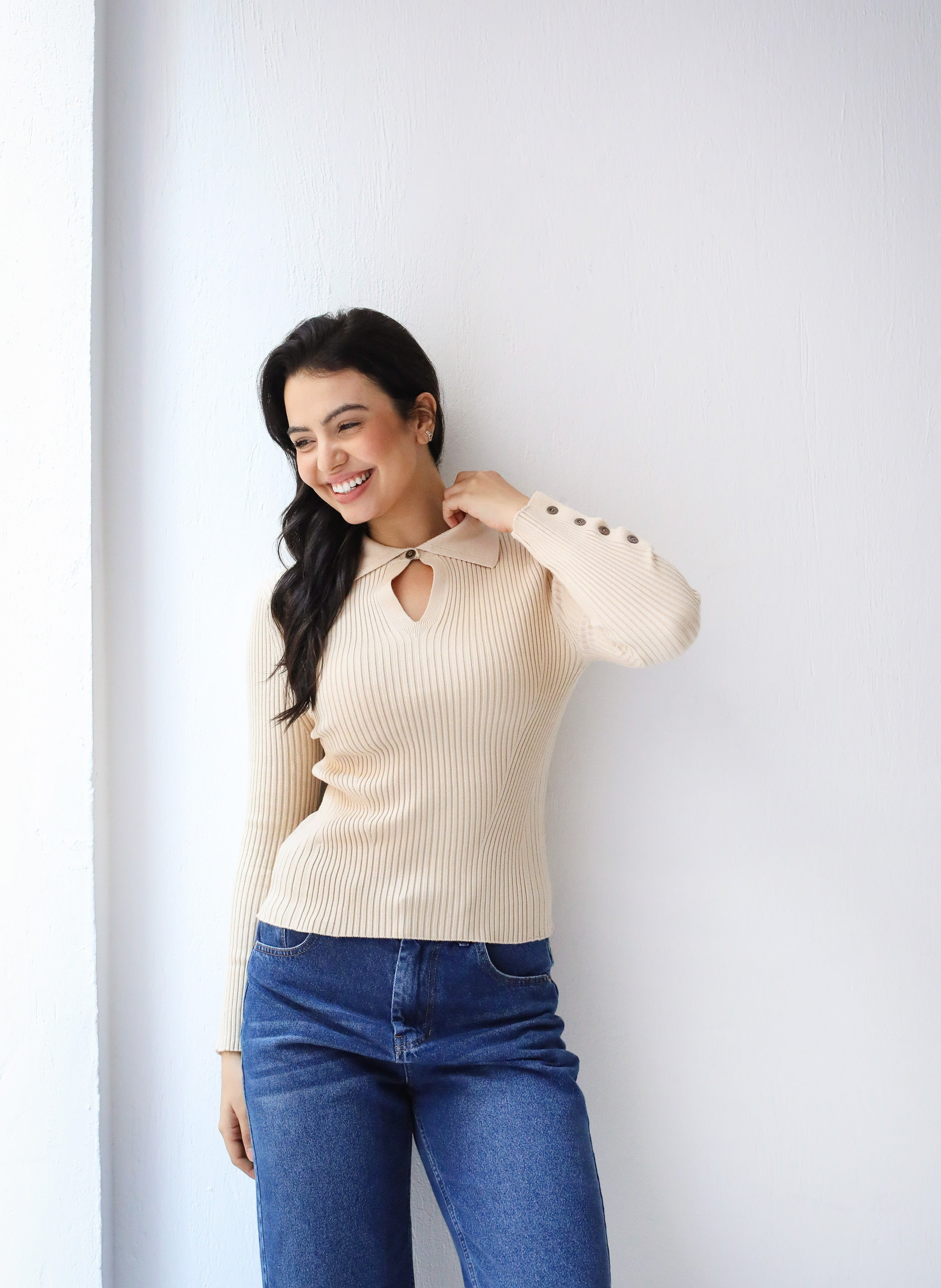 Grace Collar Knit top