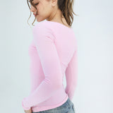 Off Shoulder Long Sleeve atop