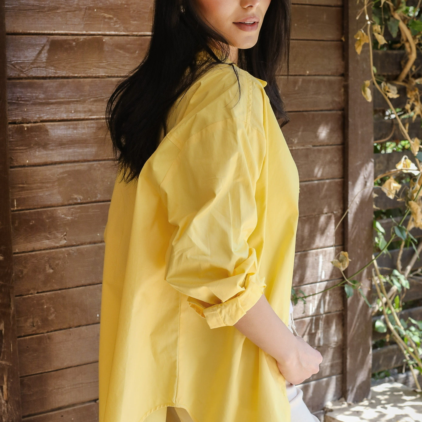 Oversized Cotton Poplin Shirt