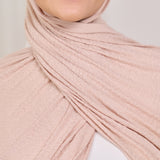 LEOPARD KUWAITI SCARF-LIGHT BEIGE
