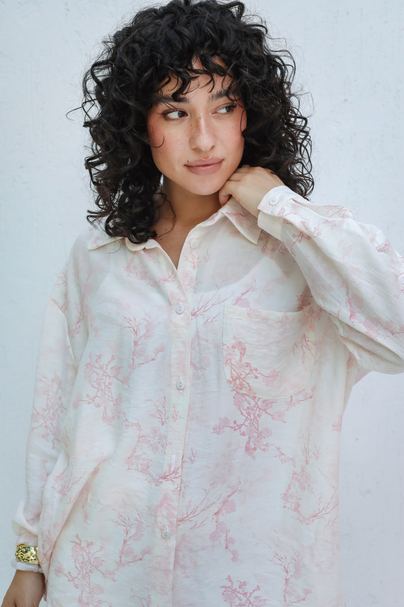 Floral Linen Shirt