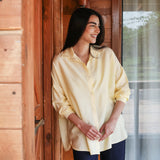 Bloom Linen shirt- Butter Yellow