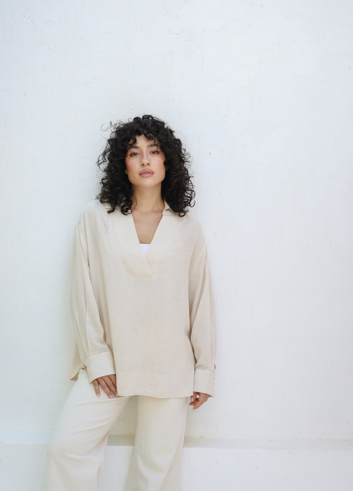 V-neck Blouse