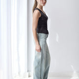 City Flow Wide Leg Jeans- light wash