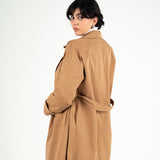 ‘Wendy’ water-repellent trench coat-Caramel