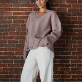 The Lace Sweater-Cafe
