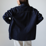 Classic Denim Shirt-Dark Navy