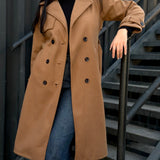 TRENCH COAT IN CAMEL