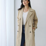 Double-Breasted Trench coat-Beige