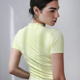 Short Sleeve V-Neck Top