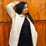 Oversize quilted jacket