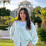 Bloom Linen shirt-mint green