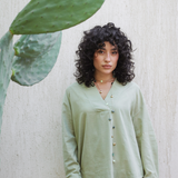 V-neck Blouse