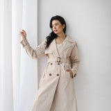 Double-Breasted Trench coat- Beige
