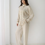 Valencia Linen Set-Beige