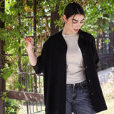 Bloom Linen shirt- Black