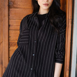 Soft Lines Shirt- Black