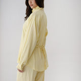 Valencia Linen Set-Butter yellow