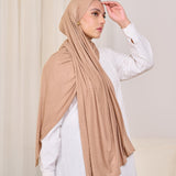 LEOPARD KUWAITI SCARF-BEIGE