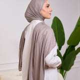 EVERYDAY LYCRA SCARF-GRAY