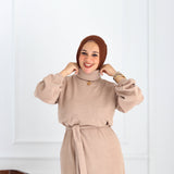 Mohair Dress- Beige