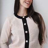 Sleek Comfort Knit Set- Beige