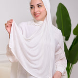 EVERYDAY LYCRA SCARF-Of WHITE
