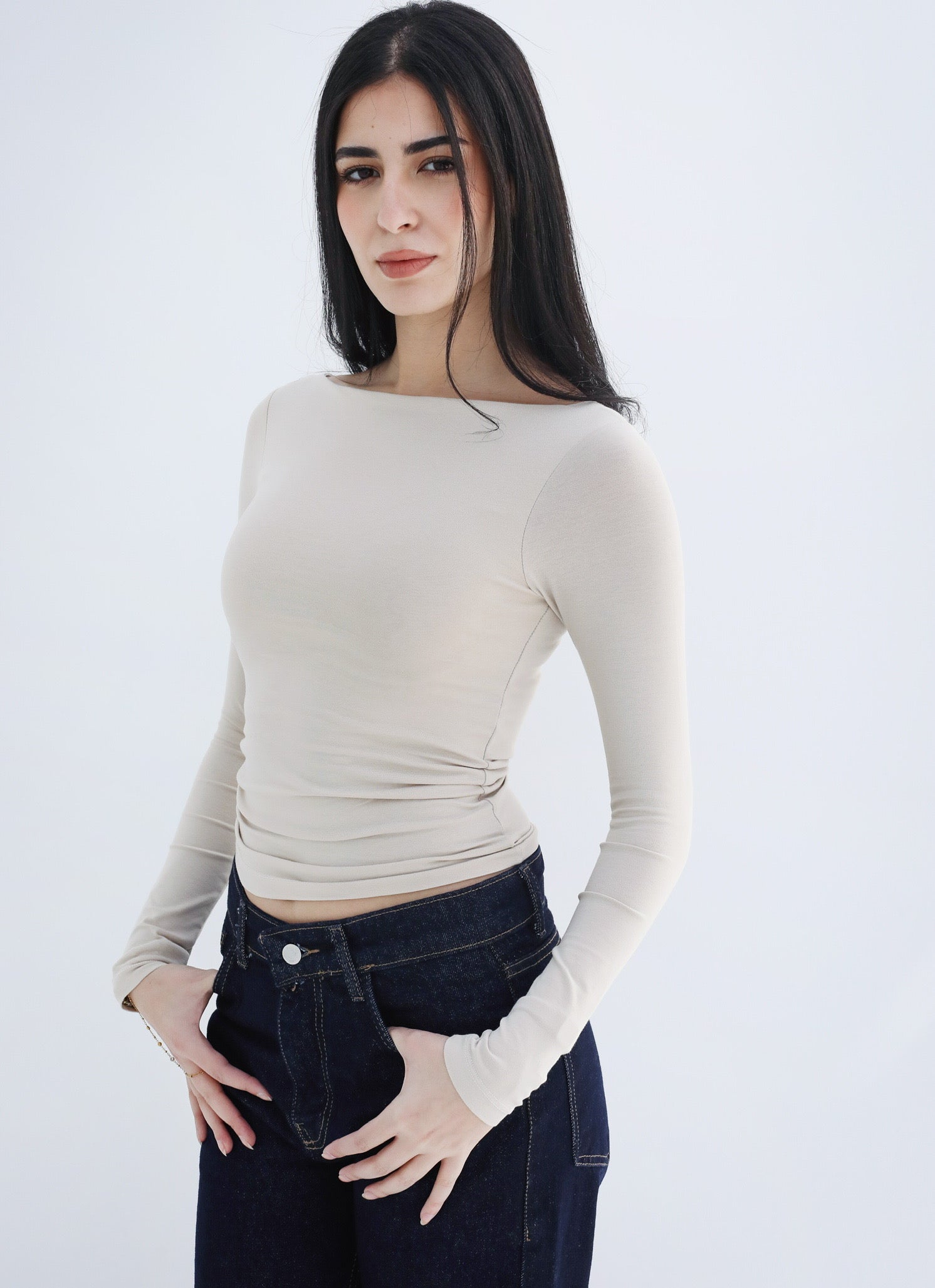Off Shoulder Long Sleeve top