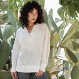 V-neck Blouse