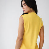 Vogue Sleek Vest-yellow