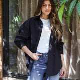 Oversized Cotton Poplin Shirt