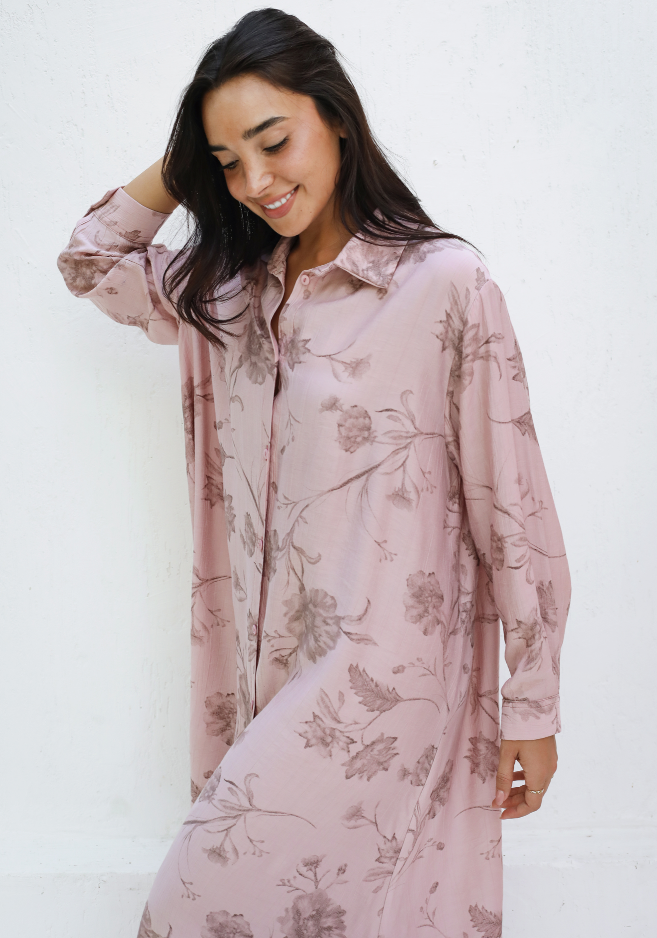 Flowy Shirt Dress