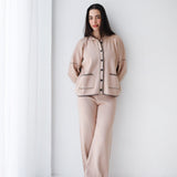 Velora Knit Set-Beige