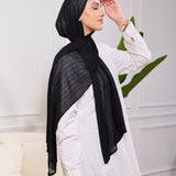 EVERYDAY LYCRA SCARF-BLACK