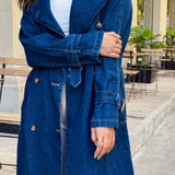 Denim Trench Coat