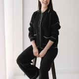 Velora Knit Set-Black