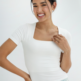 Square Neck Basic Top