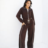 Off-Duty Modal Set in Brown