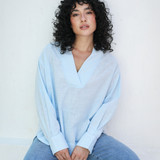 V-neck Blouse
