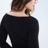 Off Shoulder Long Sleeve atop