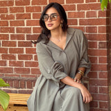 A-Line Shirt Dress