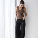 V-Neck Ribbed Tank